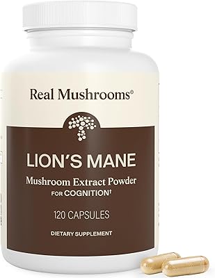 Real Mushrooms Lions Mane Mushroom Cognition (120